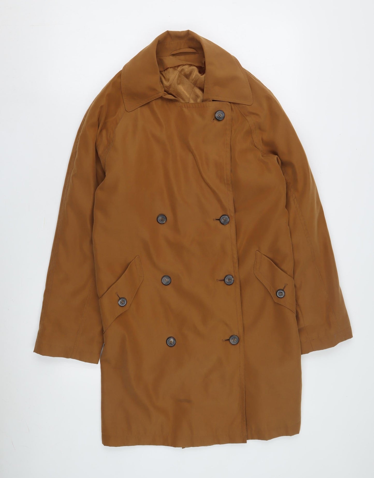 BHS Women's Brown Mid-Length Overcoat Size 10