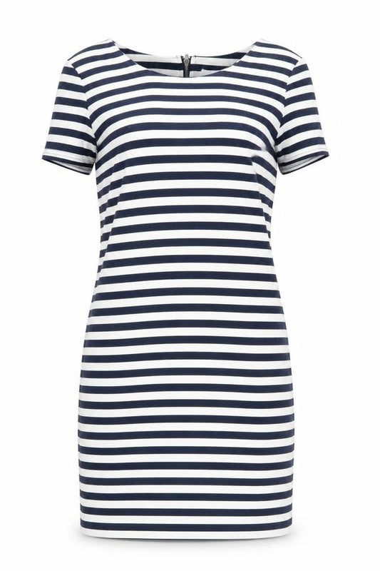 VILA Women's Multicoloured Striped Sheath Dress M