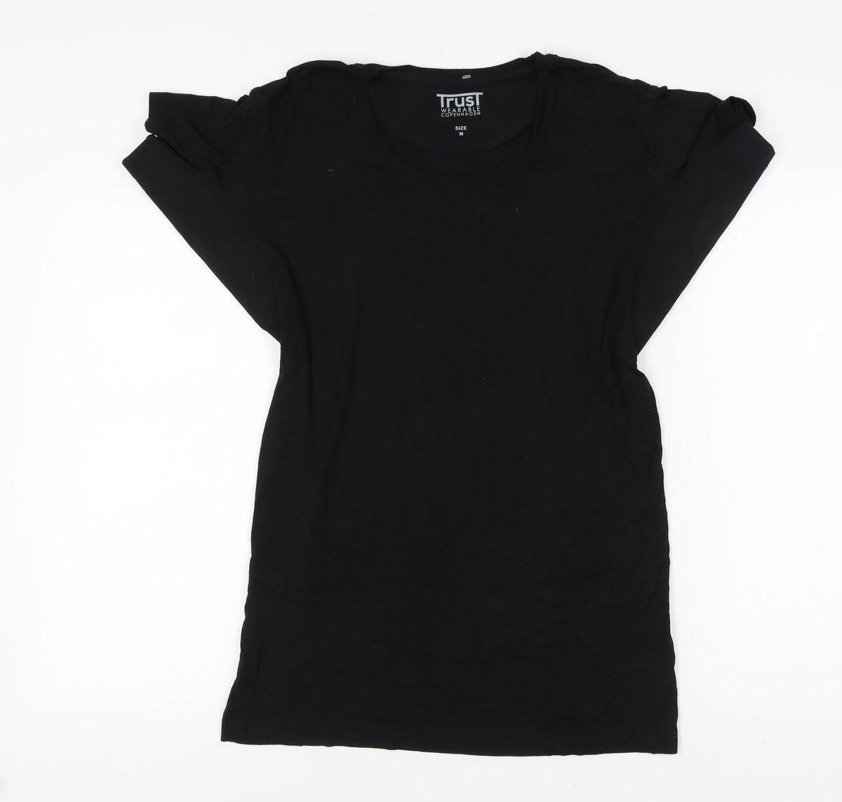 Trust Wearable Black Unisex T-Shirt, Size M