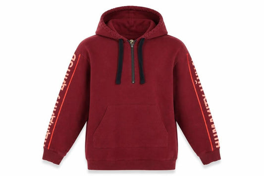 H&M Womens Red Hoodie - Cotton Blend Size S,