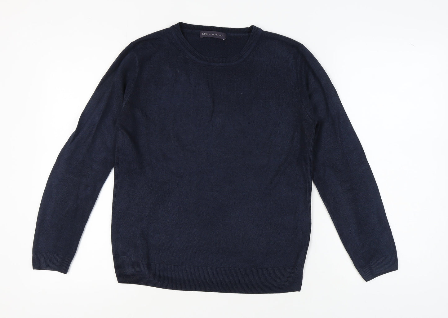 Marks and Spencer Women's Blue Pullover Jumper, Size 10