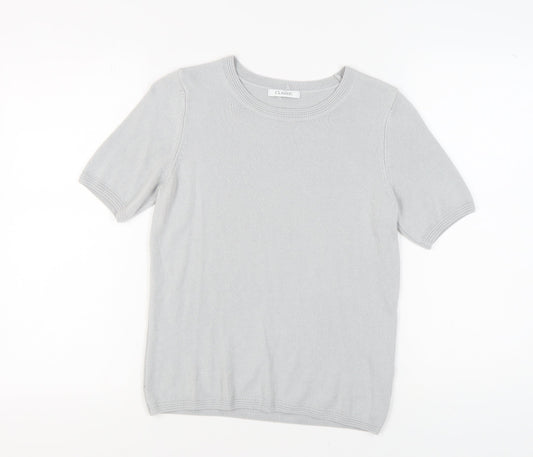 Marks and Spencer Women's Grey Pullover Jumper Size 10