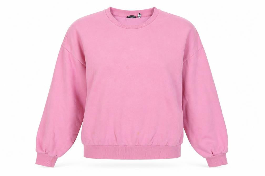 ASOS DESIGN Women's Pink XS Pullover Sweatshirt