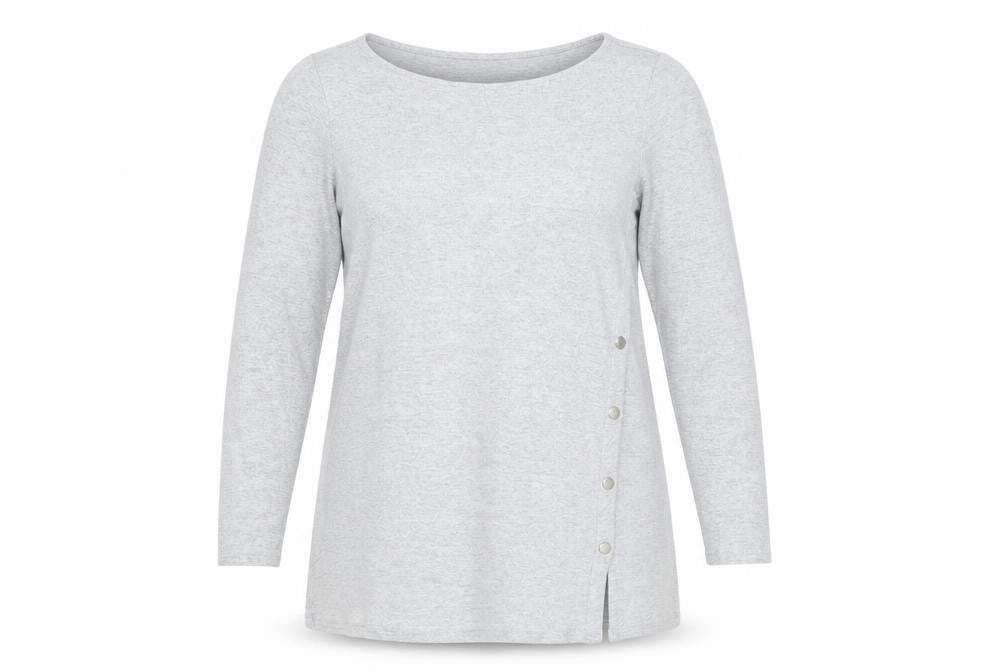 Marks & Spencer Grey Women's Long Sleeve Top UK 14