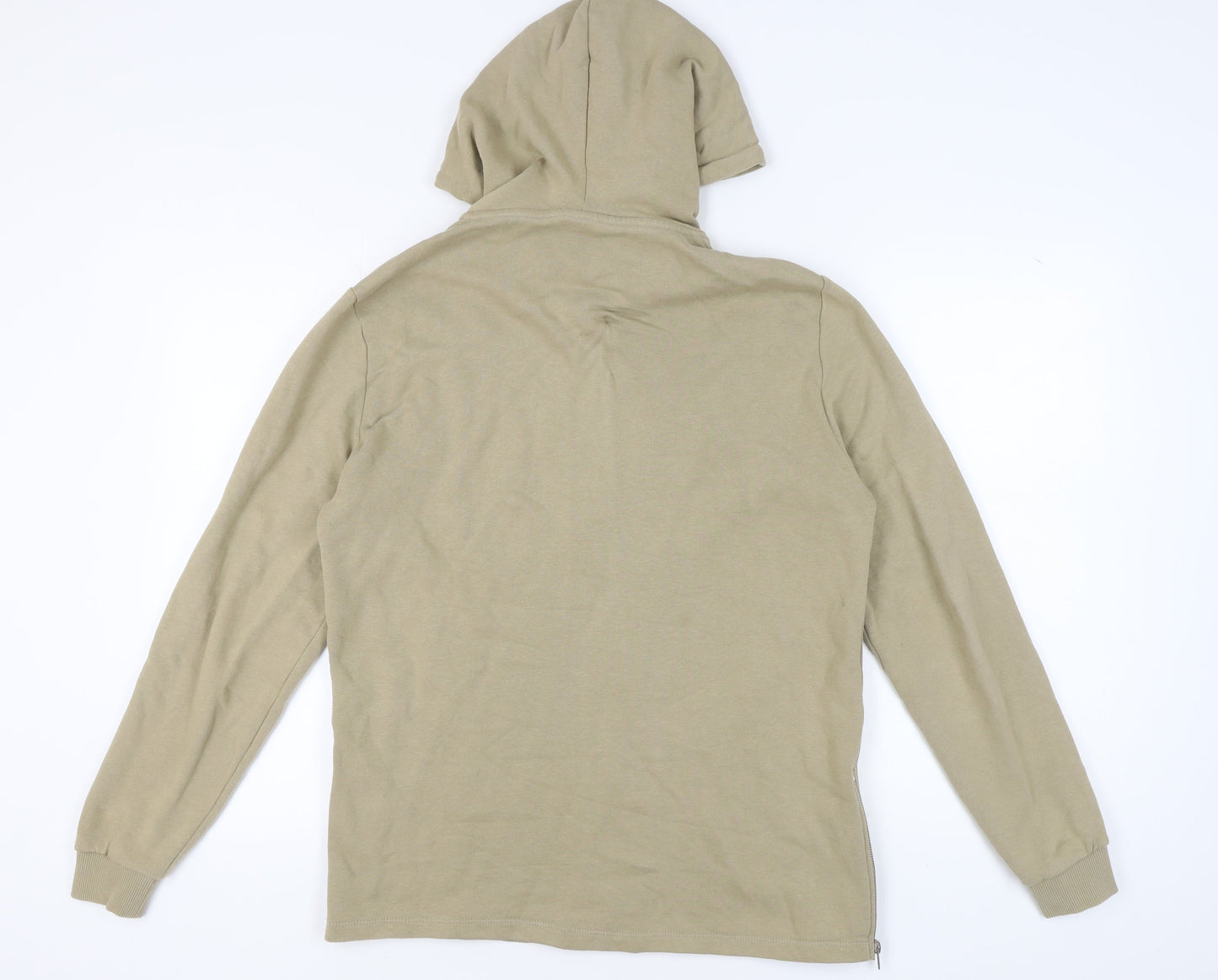ASOS Beige Full Zip Unisex Hoodie, Size S