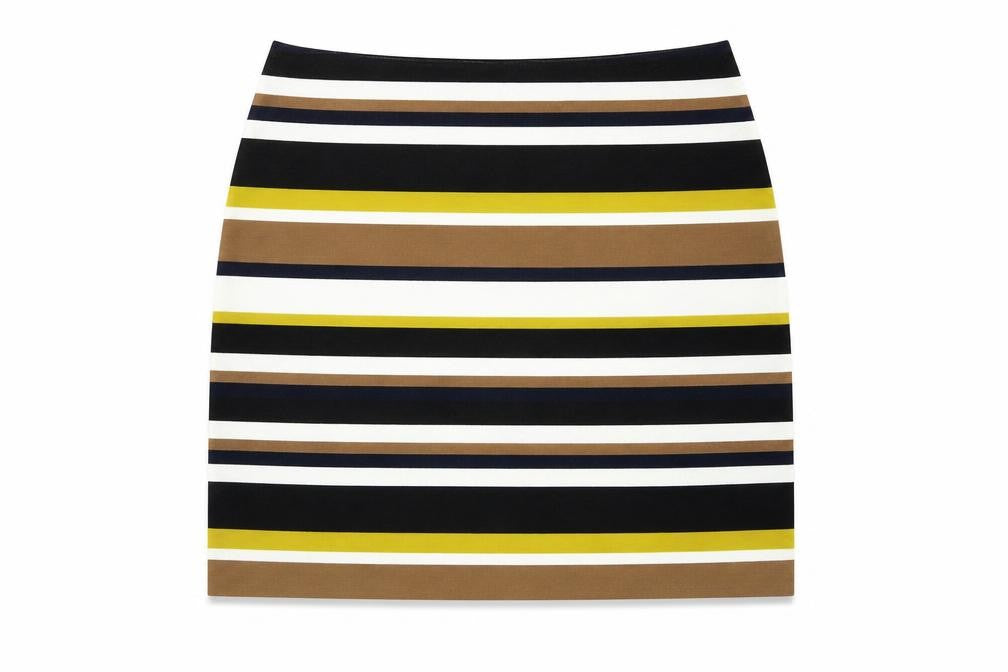 Marks & Spencer Women's Striped Long Pencil Skirt Size 8