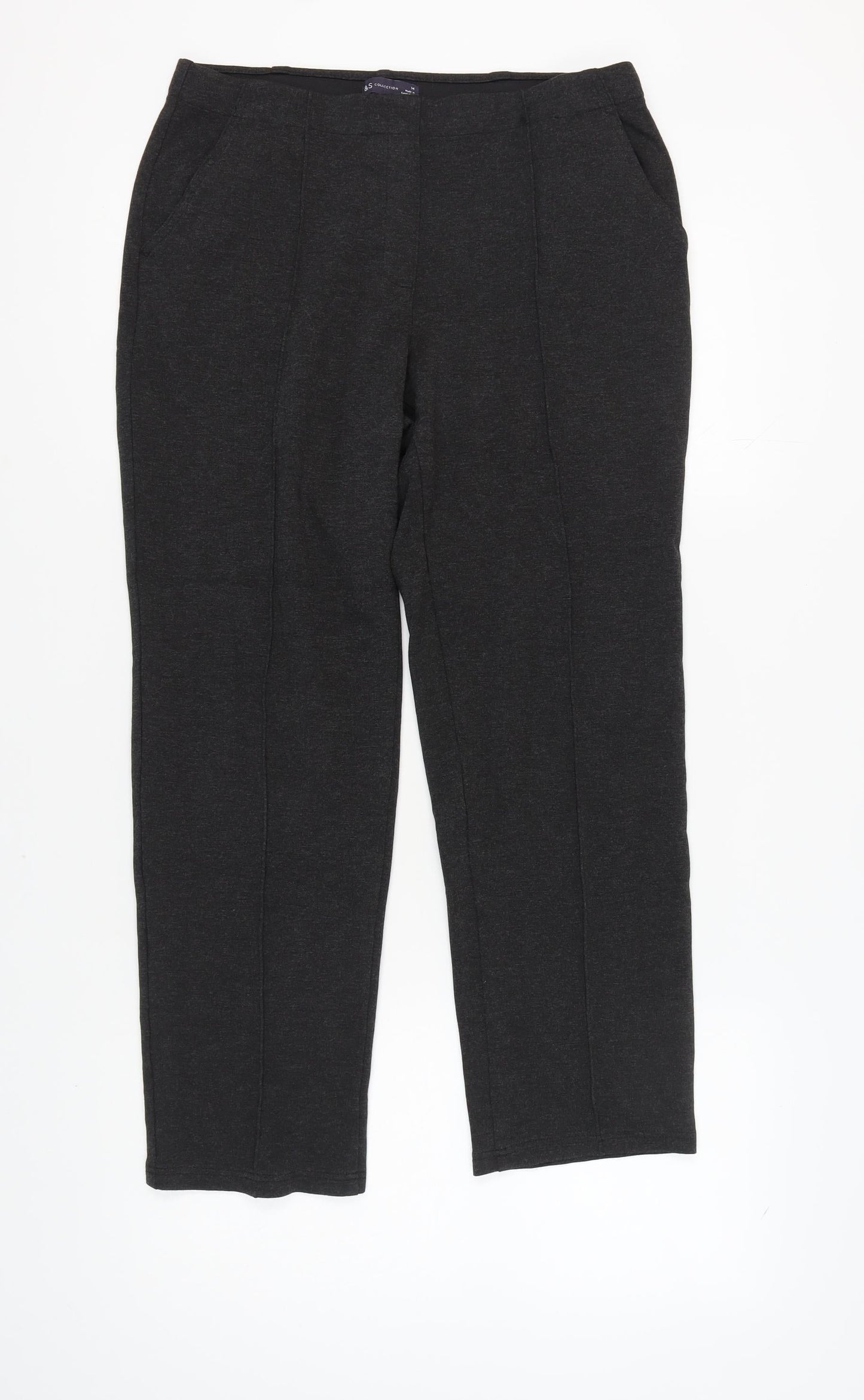 Marks and Spencer Women's Black Trousers Size 14
