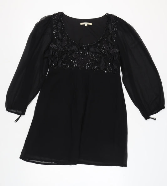 Jeff & Co Women's Black Mini Dress, Size 14, Party