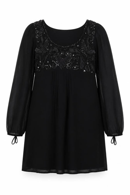 Jeff & Co Women's Black Mini Dress, Size 14, Party