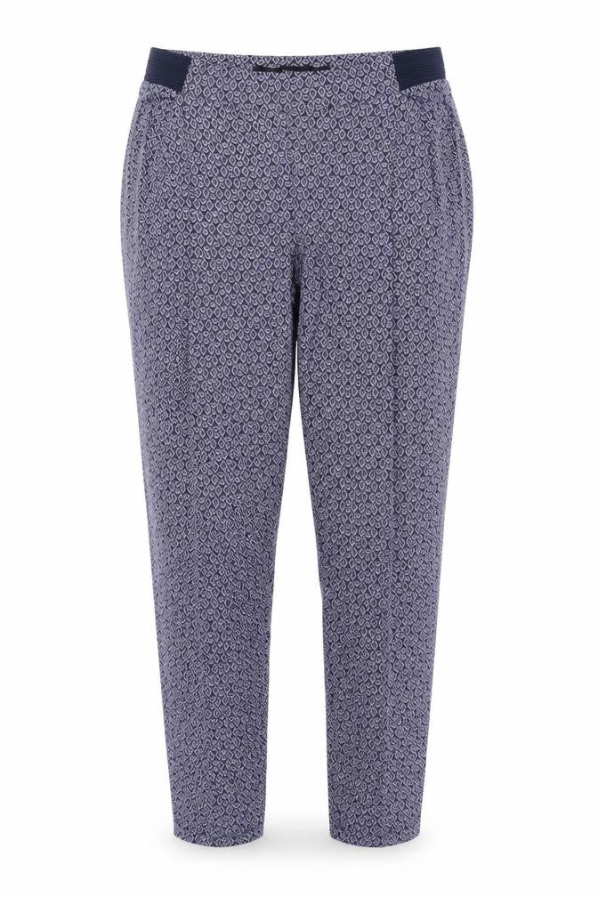 Next Women’s Blue Geometric Trousers Size 10