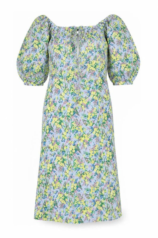 Topshop Women's Multicoloured Floral Dress, Size 12