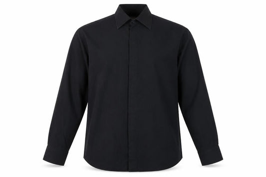 John Lewis Men's Black Long Sleeve Shirt 16.5