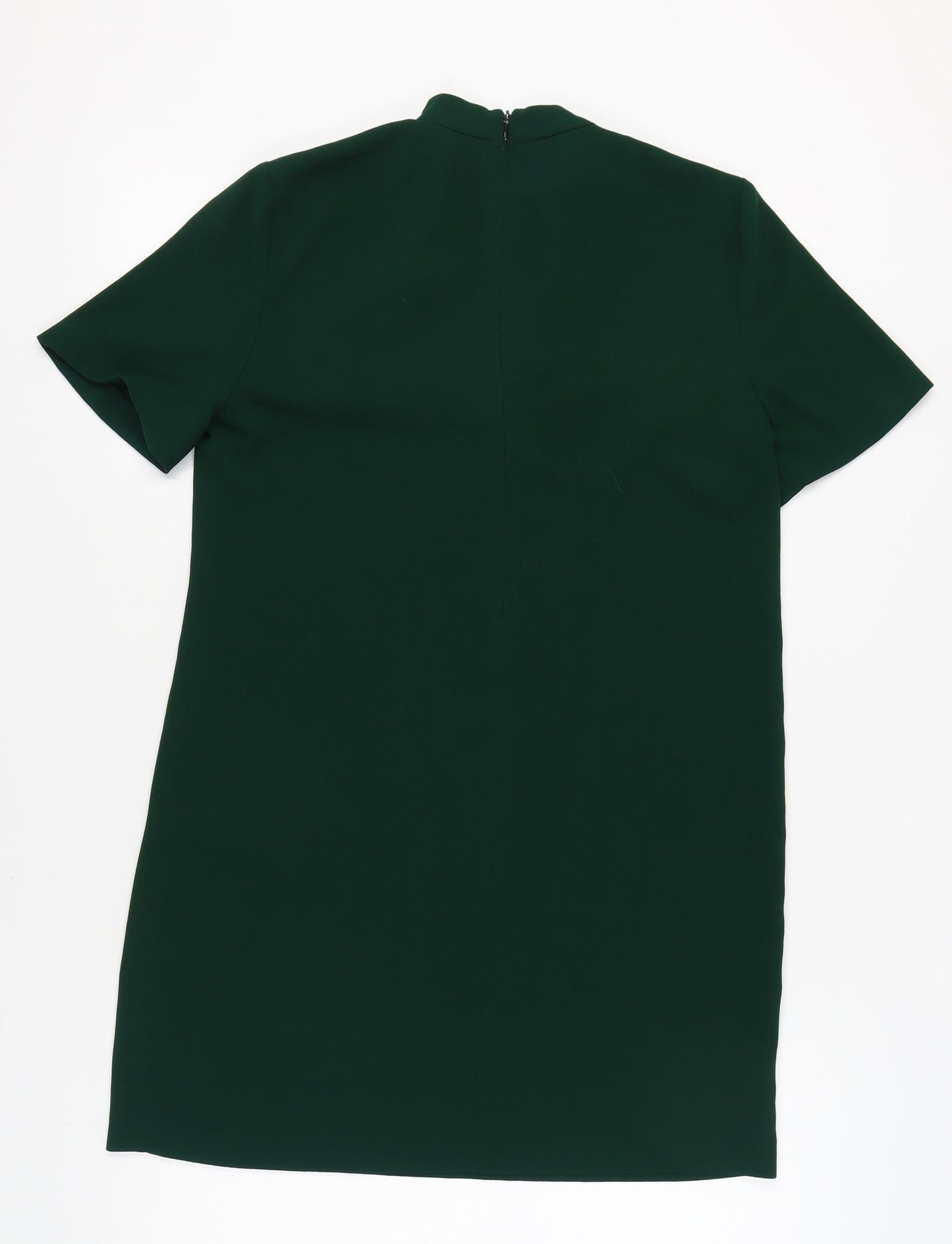 Zara Woman Green Short Sleeve Dress, Size 12
