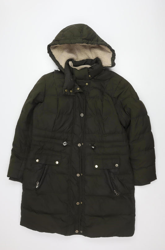 Marks and Spencer Women's Green L Puffer Jacket