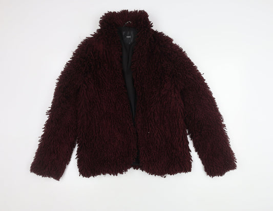 Next Women's Red Bomber Jacket Size 8 - Casual Elegance