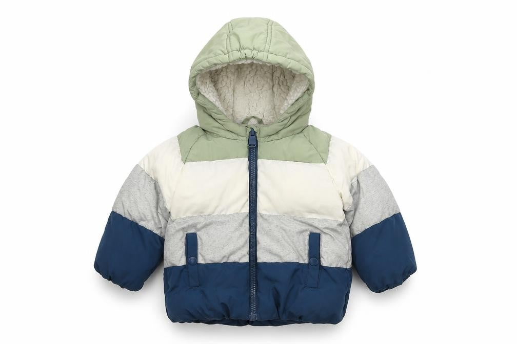Marks & Spencer Boys Multicoloured Puffer Jacket 12-18M