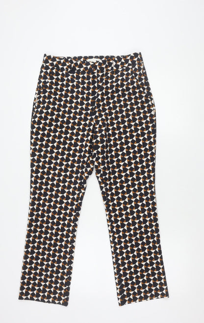 H&M Mens Multicoloured Geometric Trousers M