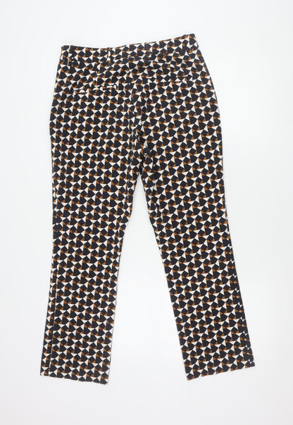 H&M Mens Multicoloured Geometric Trousers M