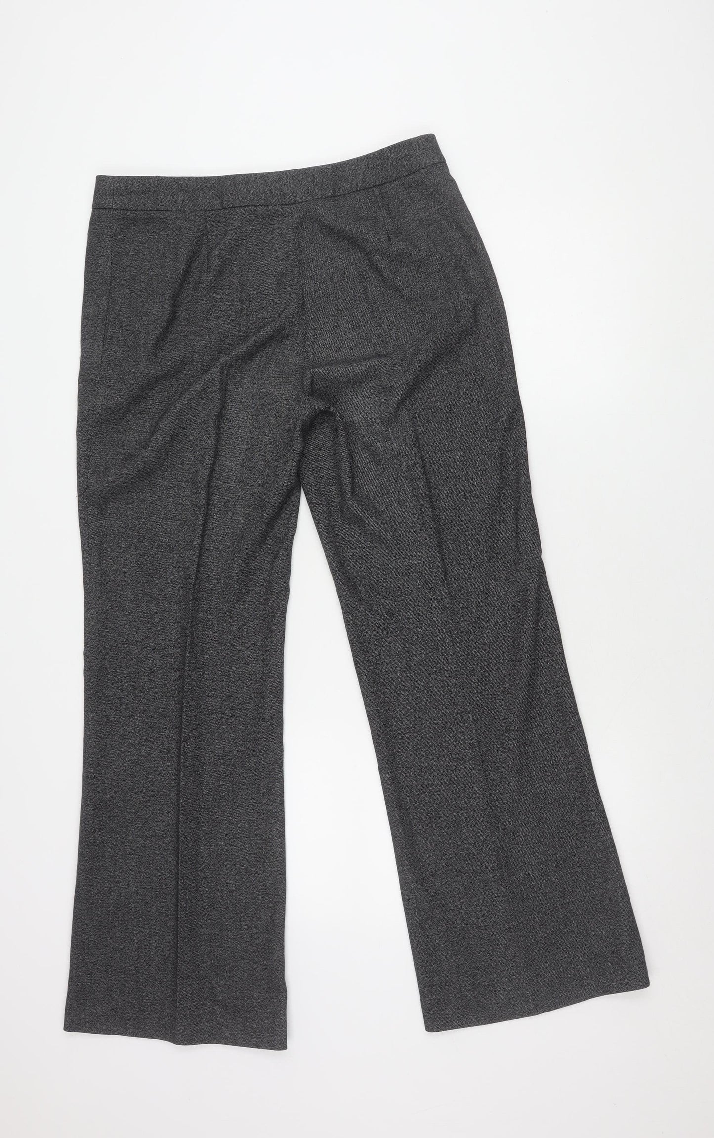 Next Women's Grey Dress Pants Size 12 Straight Leg