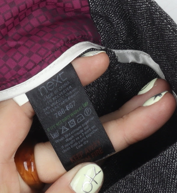 Next Women's Grey Dress Pants Size 12 Straight Leg