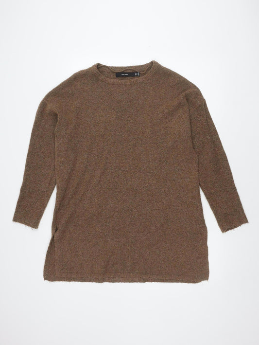 Vero Moda Women's Brown Pullover Jumper Size M