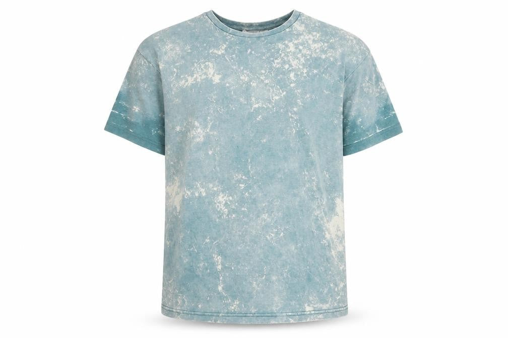 Topman Blue Graphic Print Crew Neck T-Shirt, Men's Small