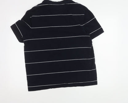 Marks Womens & Spencer Blue Striped T-Shirt L