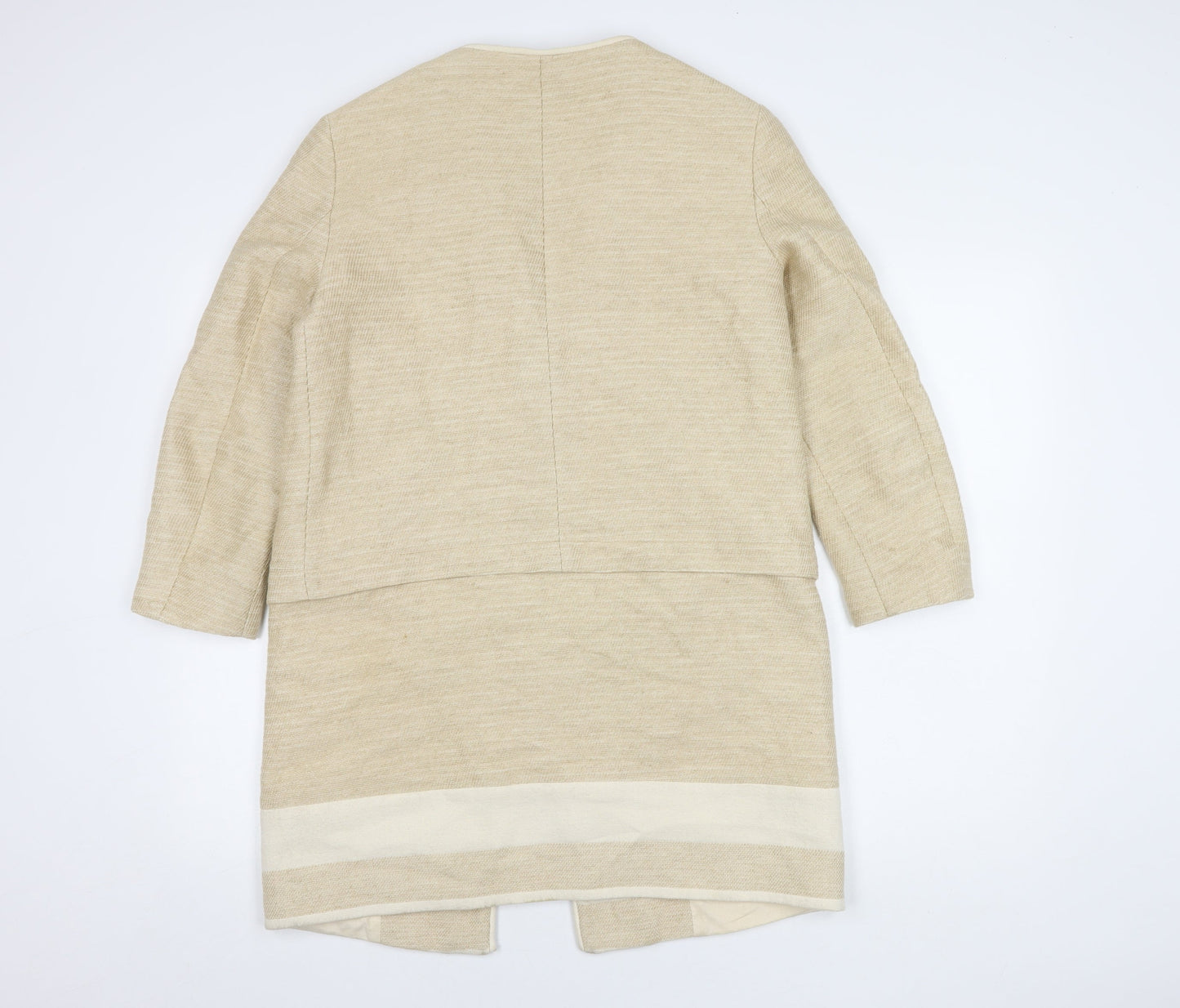 Zara Basic Women's Beige Coat Size M
