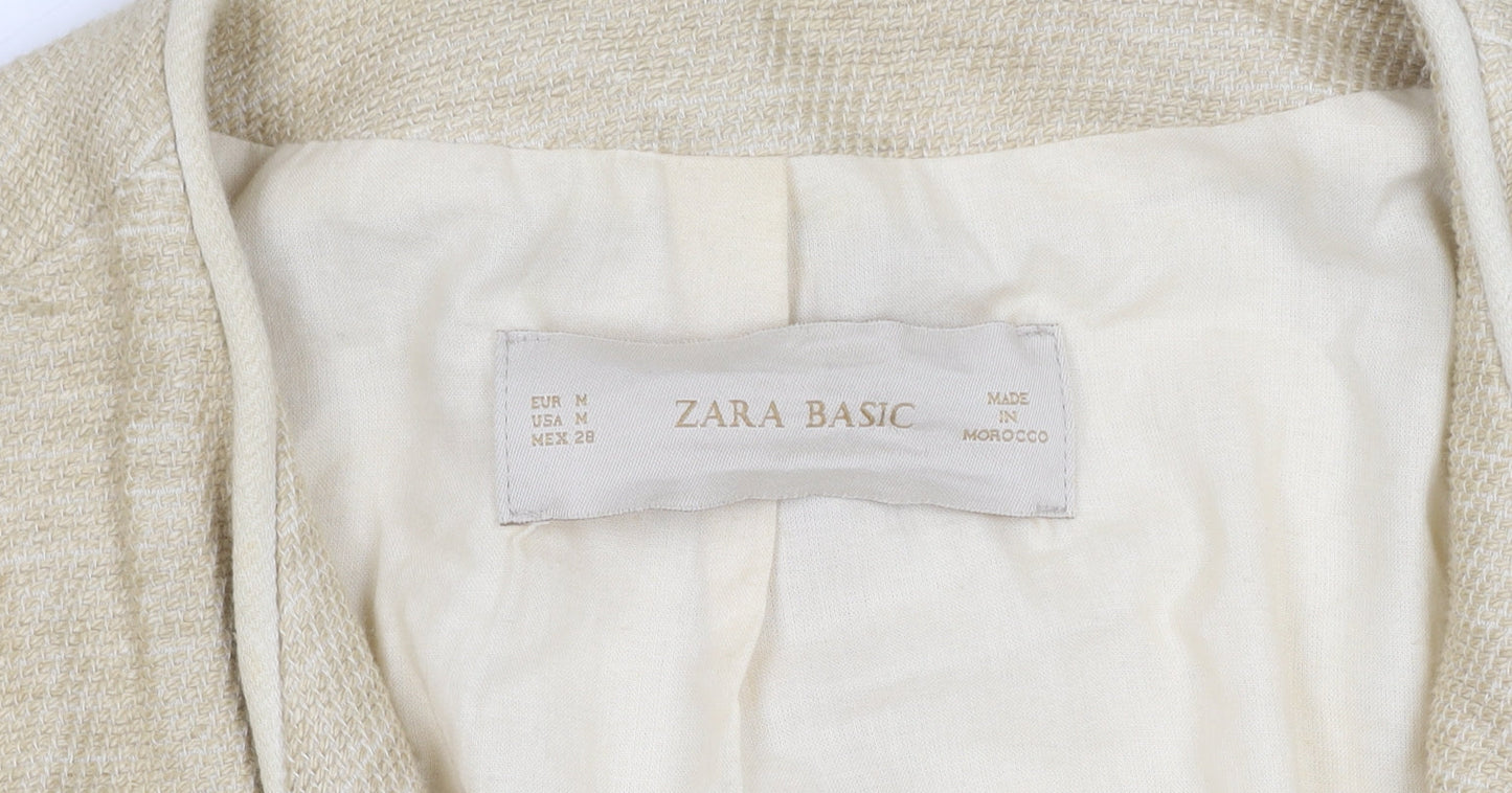 Zara Basic Women's Beige Coat Size M