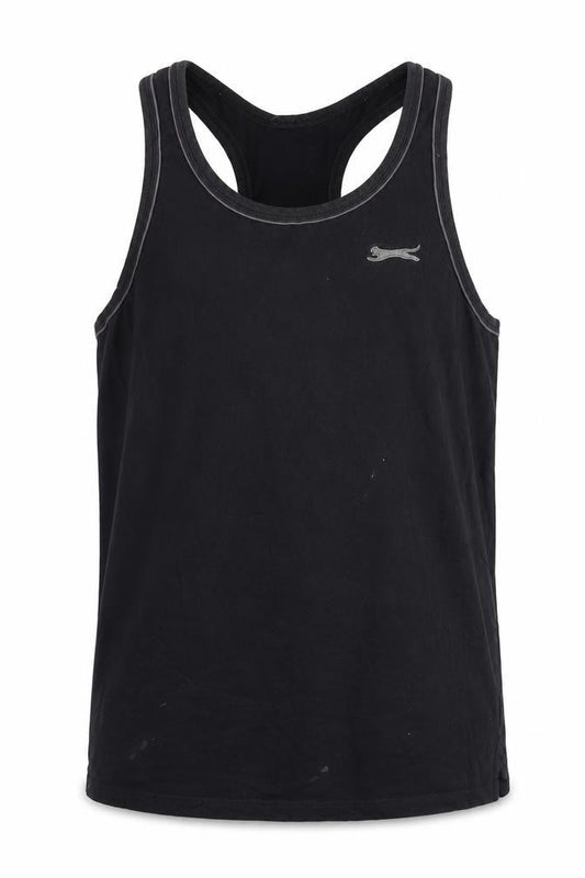 Slazenger Men's Black Sleeveless T-Shirt L