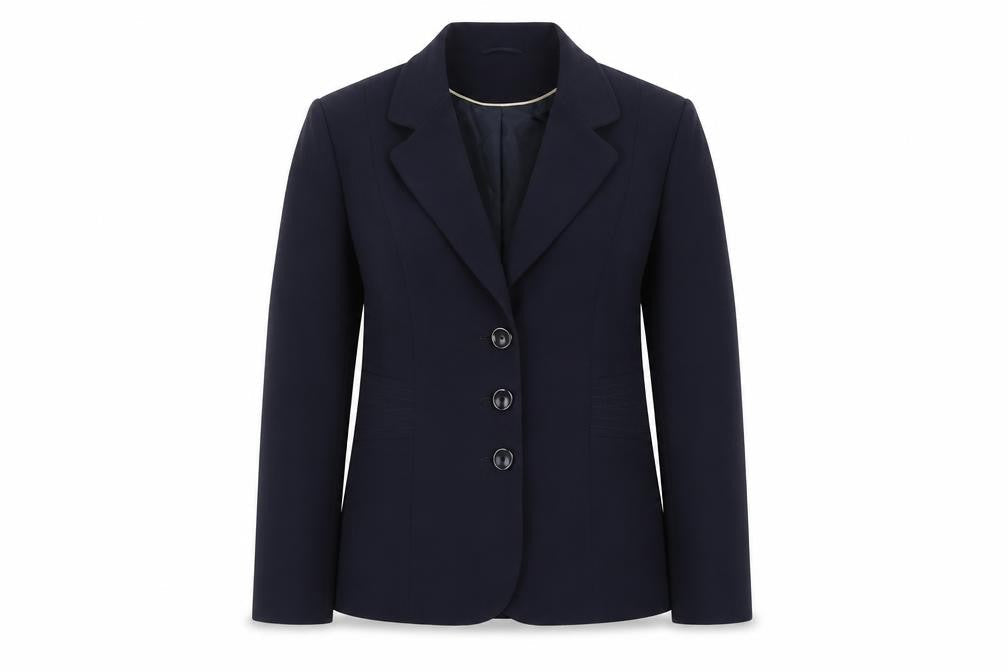 Eastex Women's Blue Blazer, Size 12, Notch Lapel