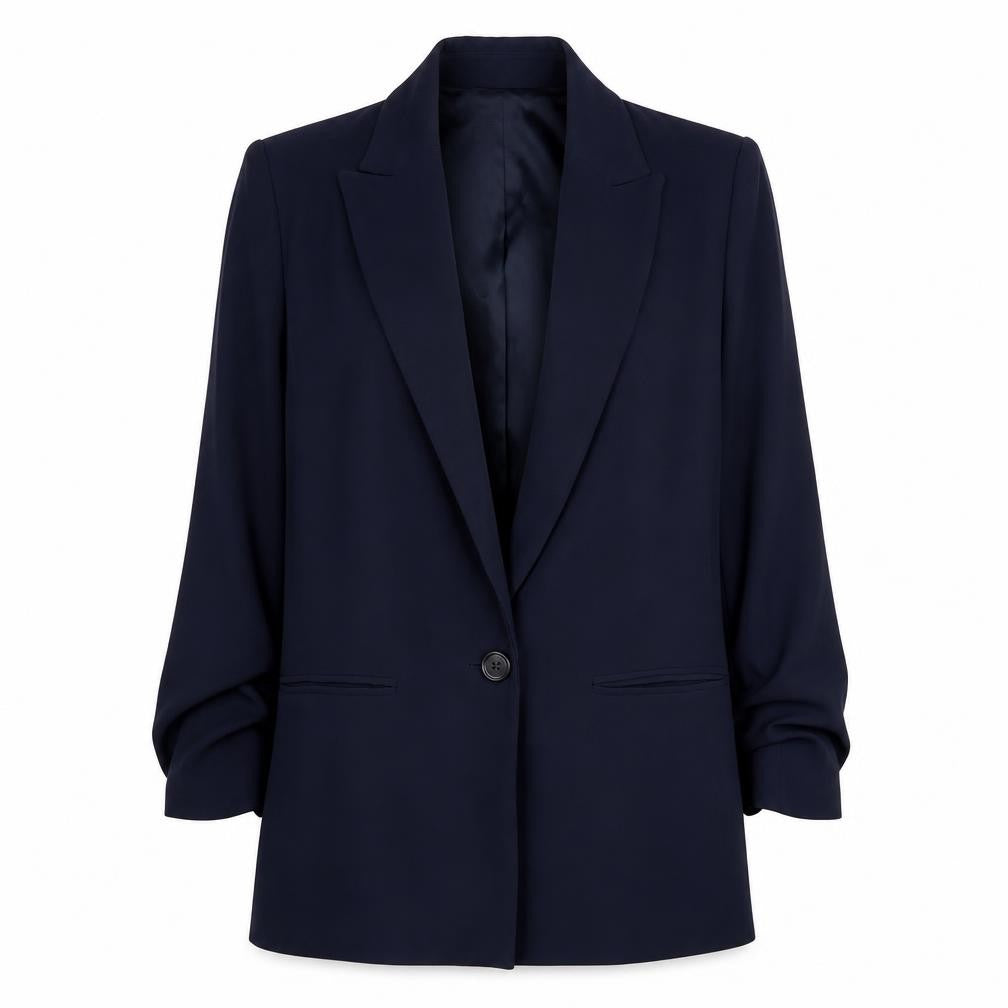 MNG Women's Blue Blazer Size 12 Business Office