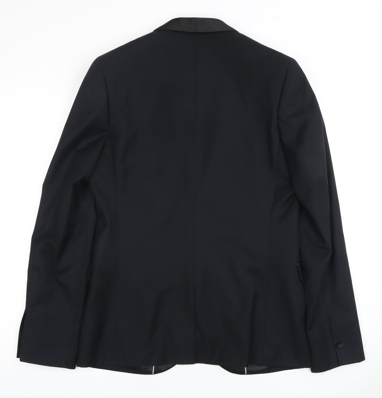 Topman Men's Black Slim Tuxedo Jacket UK 38