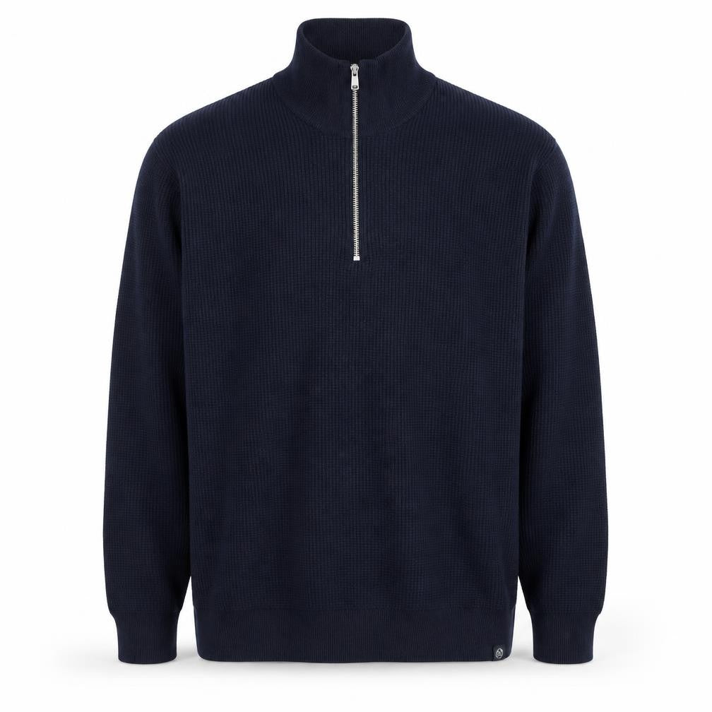 Marks & Spencer Men's Blue Full Zip 2XL Jumper