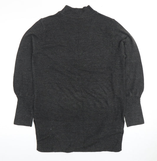 Marks and Spencer Women's Black Medium Roll Neck Jumper