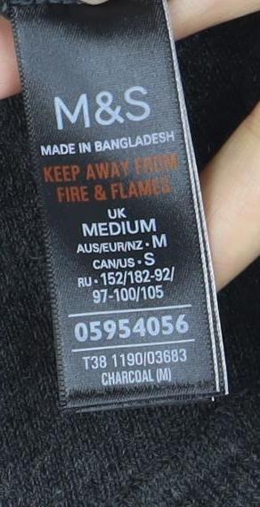 Marks and Spencer Women's Black Medium Roll Neck Jumper