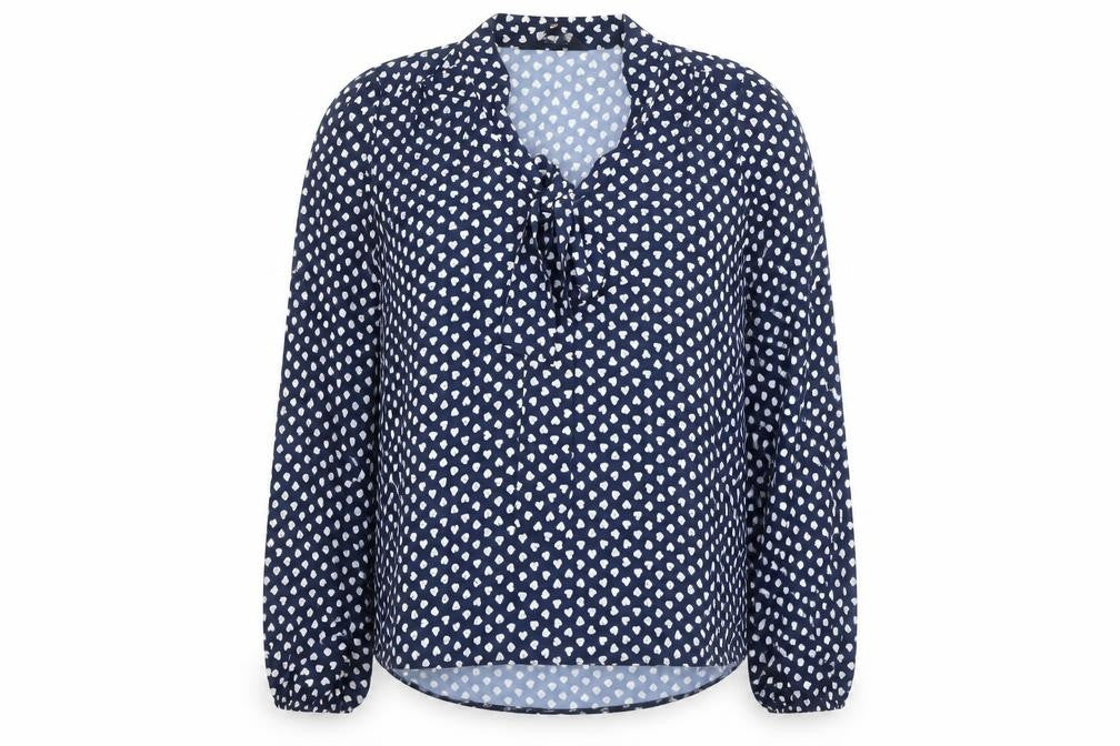 Dorothy Perkins Women's Blue Geometric Blouse Size 10
