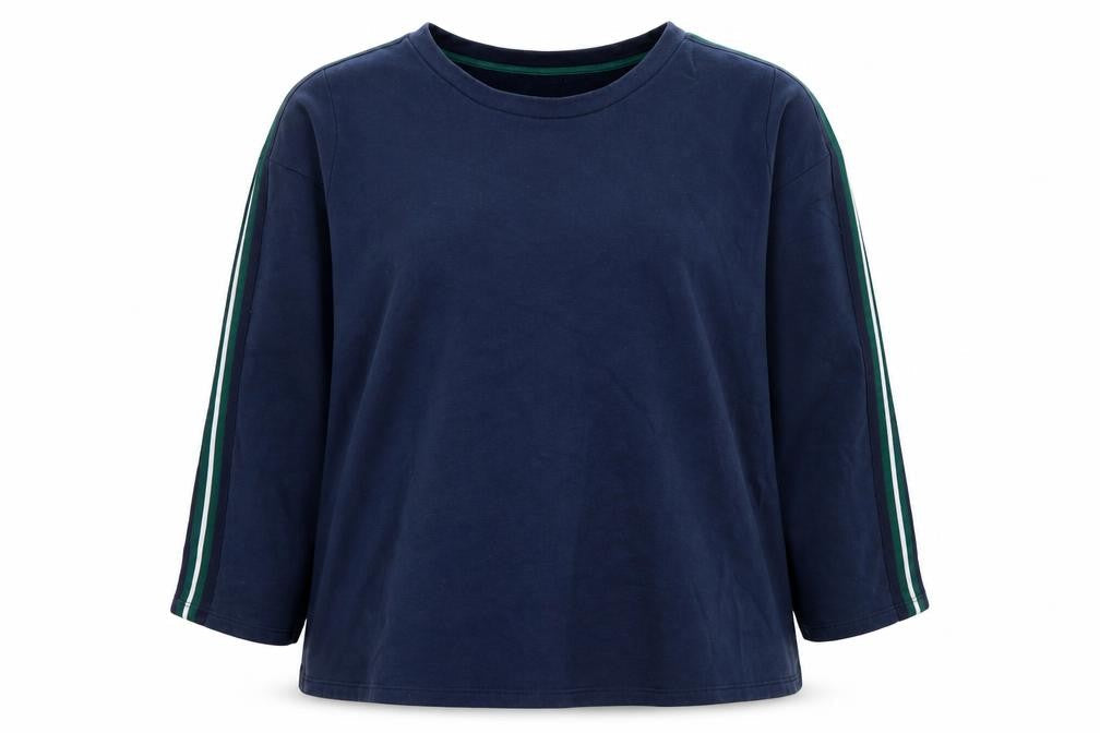 Marks & Spencer Blue Crew Neck Fleece Sweatshirt Unisex Size 20