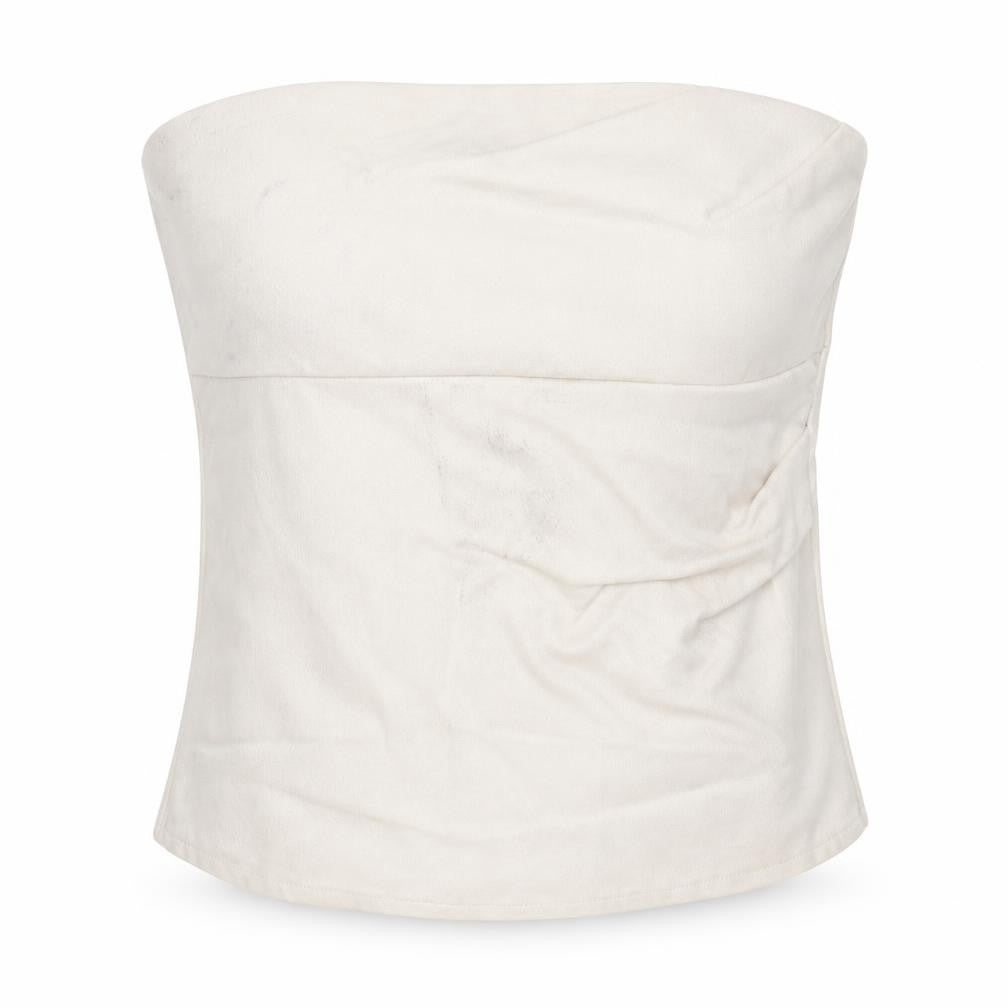 Zara Women's Beige Sleeveless Top, Size S