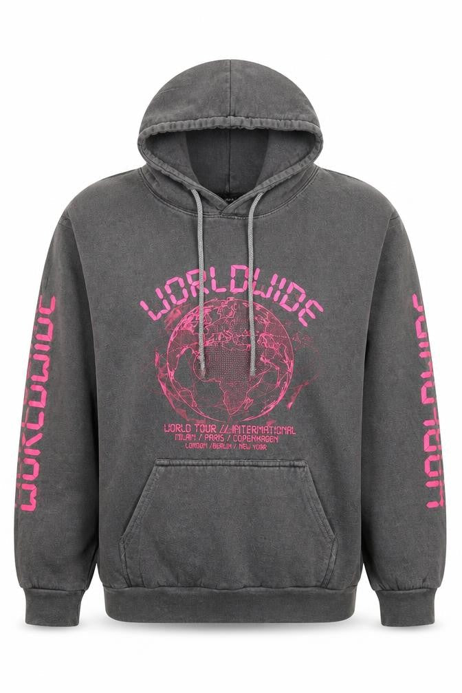 PrettyLittleThing Women's Grey L Pullover Hoodie