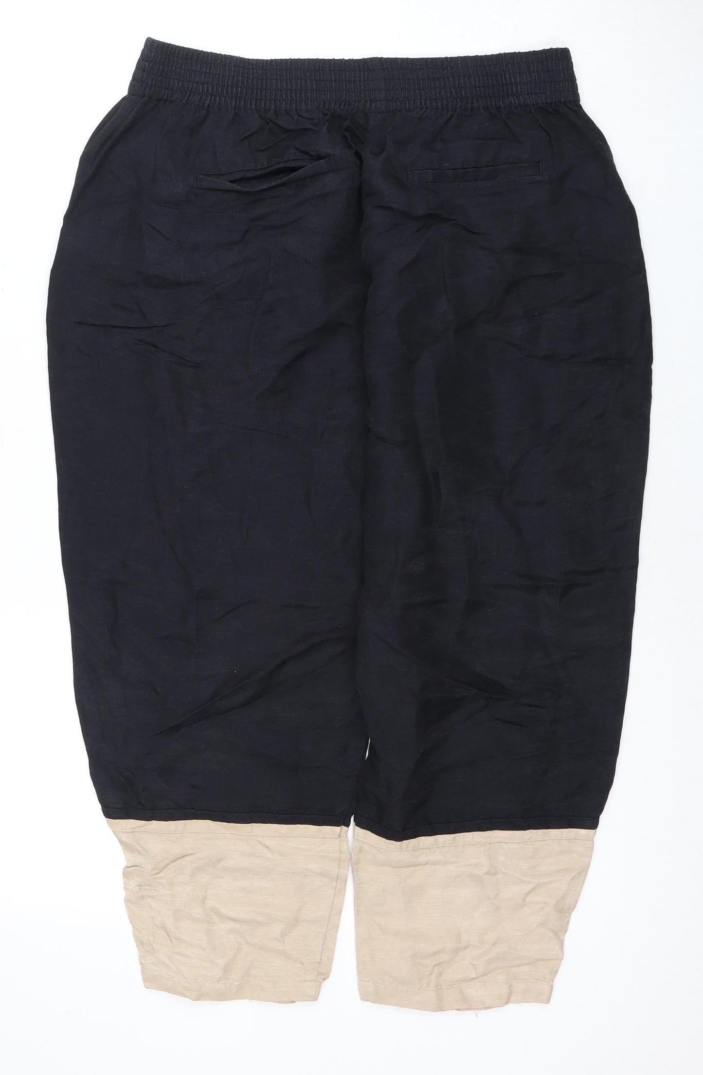 ASOS Women's Black Relaxed Trousers Size 14