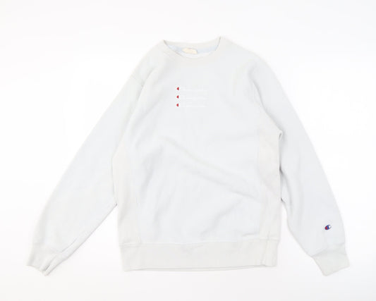 Champion Men's White Pullover Sweatshirt S