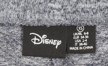 Preloved Disney Women's Grey Jogger Trousers XS - Detail