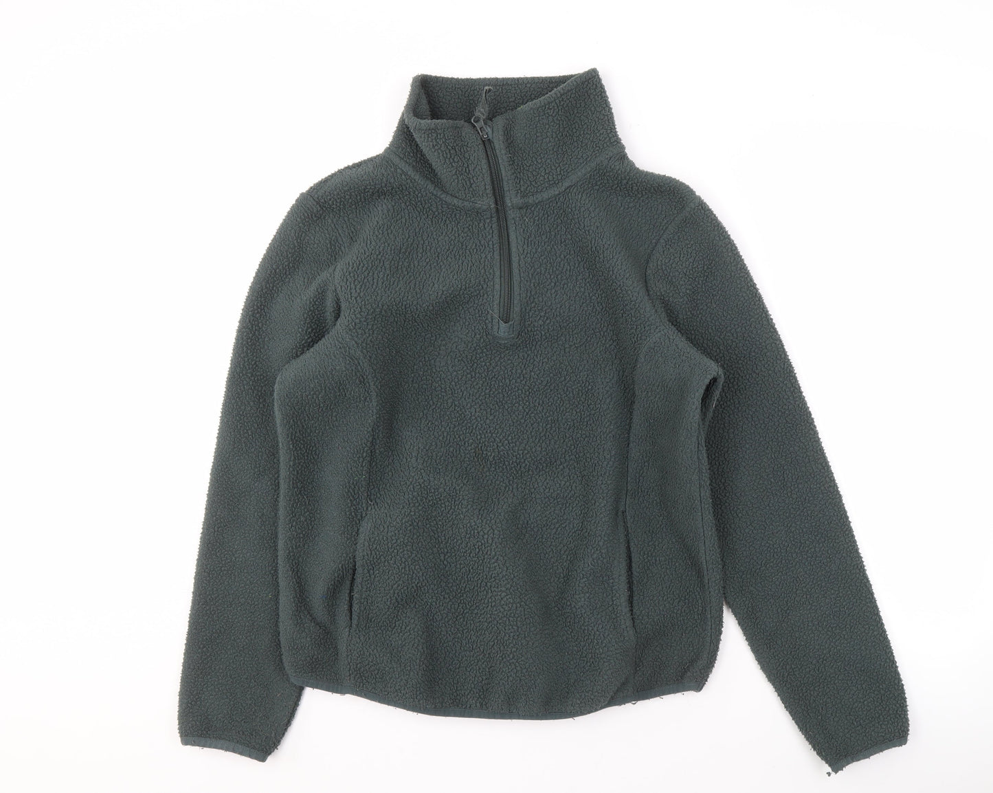 Mountain Warehouse Women's Green Fleece Pullover Sweatshirt