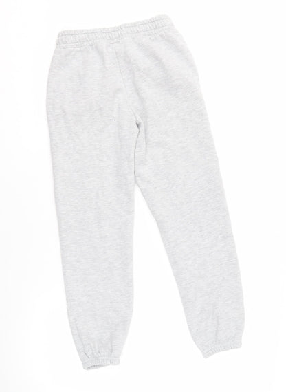 Back view of Disney girls’ grey jogger trousers 9-10 years - donald duck