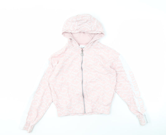 Juicy Couture Girls Pink Full Zip Hoodie 10-11 Years