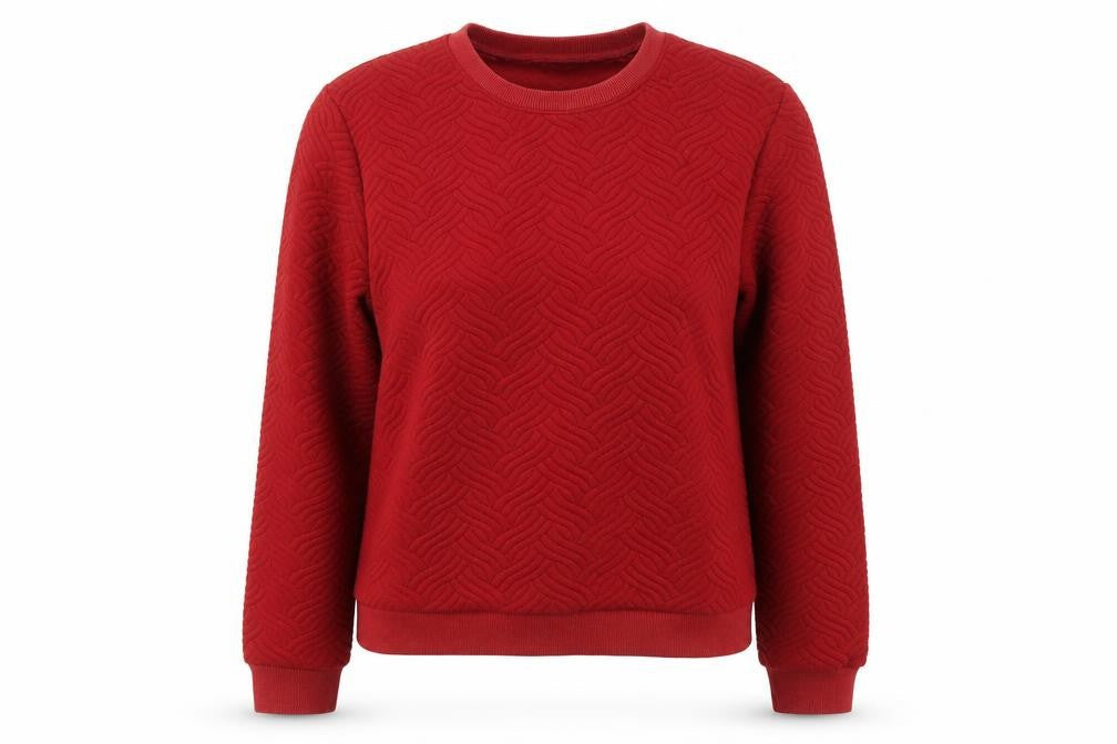 Louche Women's Red Pullover Sweatshirt Size 12