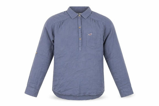 Hollister Men's Blue Casual Long Sleeve Shirt Size S
