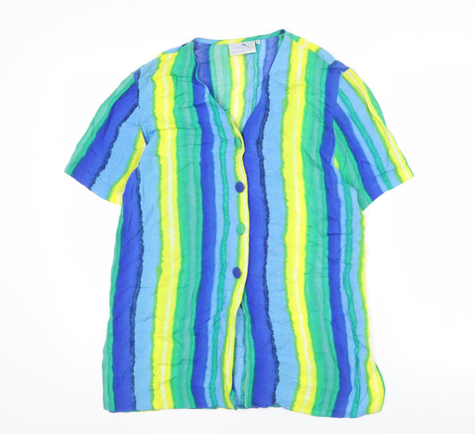 The Edinburgh Collection Women's Multicoloured Blouse Size 10