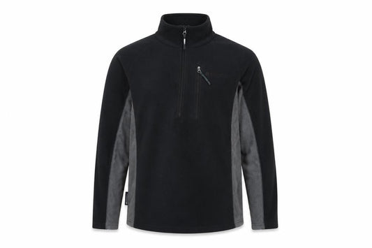 Mountain Warehouse Men's Black XS Fleece Pullover Sweatshirt